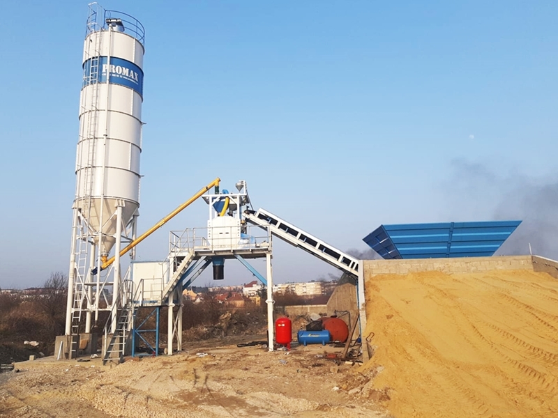 60m³/h Plus Compact Concrete Batching Plant